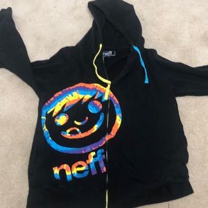 NEFF BLACK HOODIE SZ L